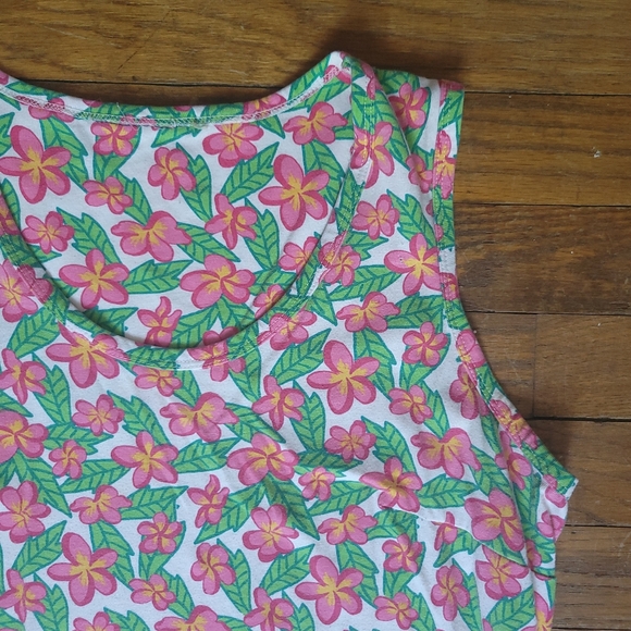 VTG Handmade Pink Floral Mini House Shift Dress - Picture 3 of 5